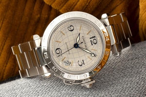 Cartier Pasha steel automatic Kal. 048 Ref. 2377