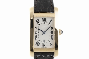 Cartier Tank Americaine 18 ct gold automatic Ref. 8172984