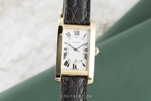 Cartier Tank Americaine 18 ct gold automatic Ref. 8172984