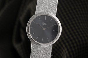 Piaget Classic 18 ct white gold quartz Kal. 7P3 Ref. 7633 A6 VINTAGE