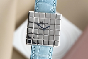 Chopard Ice Cube 18 ct white gold quartz Kal. ETA 201.001