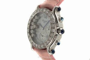 Chopard Happy Sport chronograph 18 ct white gold quartz Ref. 28/3189-23/11