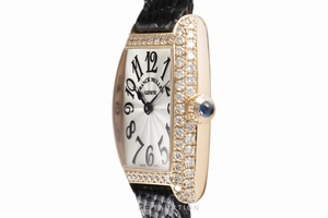 Franck Muller Curvex 18 ct red gold quartz Kal. 280 002 Ref. 2251QZD