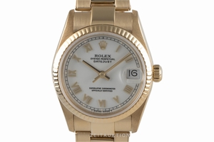 Rolex Datejust 18 ct gold automatic Kal. 2135 Ref. 68278