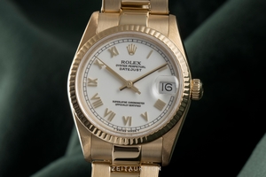 Rolex Datejust 18 ct gold automatic Kal. 2135 Ref. 68278