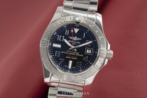 Breitling Avenger II GMT steel automatic Kal. B32 Ref. A32390