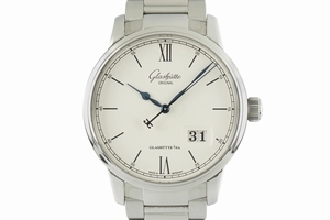 Glashutte Original Senator steel automatic Kal. GO 36 Ref. 1-36-03-01-02-30