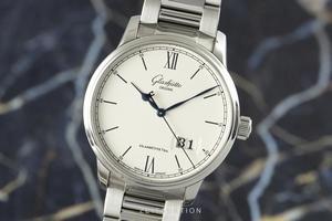 Glashutte Original Senator steel automatic Kal. GO 36 Ref. 1-36-03-01-02-30