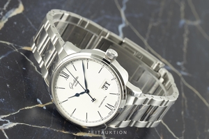 Glashutte Original Senator steel automatic Kal. GO 36 Ref. 1-36-03-01-02-30