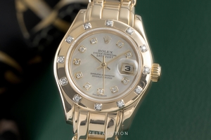 Rolex Datejust 18 ct gold automatic Kal. 2135 Ref. 69318