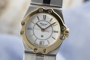 Chopard St. Moritz steel / gold quartz Ref. 8024