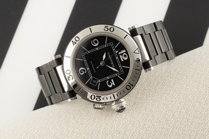 Cartier Pasha steel automatic Kal. 049 Ref. 2790