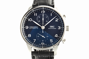 IWC Portugieser chronograph steel automatic Kal. C.69355 Ref. IW371609