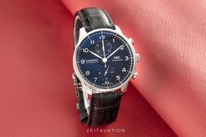 IWC Portugieser chronograph steel automatic Kal. C.69355 Ref. IW371609