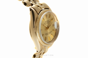 Rolex Lady Datejust 18 ct gold automatic Kal. 1160 Ref. 6701 VINTAGE