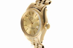 Rolex Lady Datejust 18 ct gold automatic Kal. 1160 Ref. 6701 VINTAGE