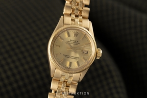 Rolex Lady Datejust 18 ct gold automatic Kal. 1160 Ref. 6701 VINTAGE