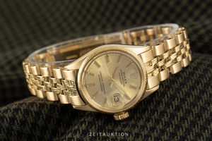 Rolex Lady Datejust 18 ct gold automatic Kal. 1160 Ref. 6701 VINTAGE