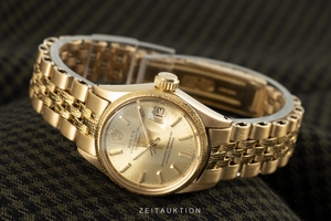 Rolex Lady Datejust 18 ct gold automatic Kal. 1160 Ref. 6701 VINTAGE