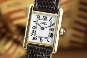 Cartier Tank 18 ct gold quartz Kal. 057