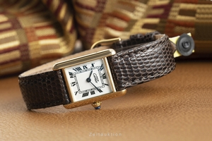 Cartier Tank 18 ct gold quartz Kal. 057