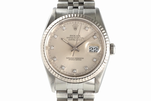 Rolex Datejust steel / white gold automatic Kal. 3135 Ref. 16234