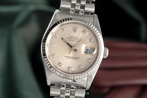 Rolex Datejust steel / white gold automatic Kal. 3135 Ref. 16234