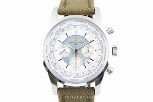 Breitling Transocean chronograph steel automatic Kal. B05 Ref. AB0510