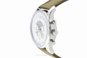 Breitling Transocean chronograph steel automatic Kal. B05 Ref. AB0510