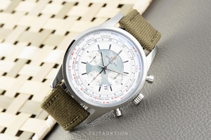 Breitling Transocean chronograph steel automatic Kal. B05 Ref. AB0510