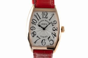Franck Muller Curvex 18 ct gold quartz Kal. FM 610 Ref. 2852 QZ