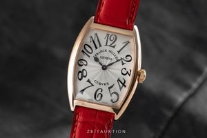 Franck Muller Curvex 18 ct gold quartz Kal. FM 610 Ref. 2852 QZ