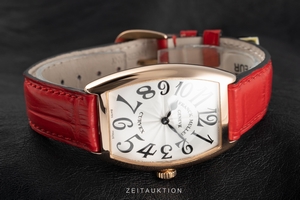 Franck Muller Curvex 18 ct gold quartz Kal. FM 610 Ref. 2852 QZ