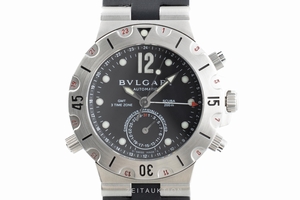 Bvlgari Diagono chronograph steel automatic Kal. 312TEET Ref. SD 38S GMT