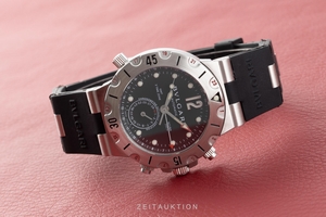 Bvlgari Diagono chronograph steel automatic Kal. 312TEET Ref. SD 38S GMT