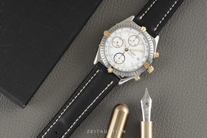 Breitling Chronomat chronograph gilt steel automatic Ref. 81.950