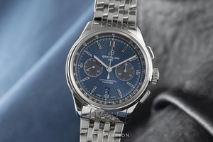 Breitling Premier chronograph steel automatic Kal. B01 Ref. AB0118