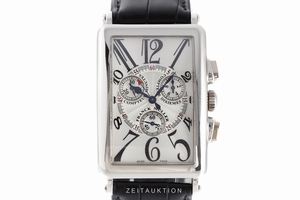 Franck Muller Long Island chronograph 18 ct white gold quartz Kal. ETA 251.471 Ref. 1000CCQZ