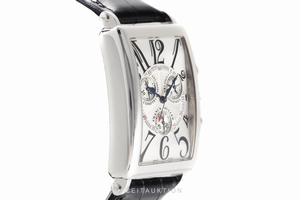 Franck Muller Long Island chronograph 18 ct white gold quartz Kal. ETA 251.471 Ref. 1000CCQZ