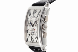 Franck Muller Long Island chronograph 18 ct white gold quartz Kal. ETA 251.471 Ref. 1000CCQZ