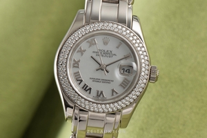 Rolex Datejust 18 ct white gold automatic Kal. 2235 Ref. 80339