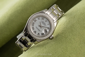 Rolex Datejust 18 ct white gold automatic Kal. 2235 Ref. 80339