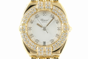 Chopard Gstaad 18 ct gold quartz Kal. 611 Ref. 32/5120-11