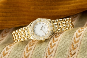 Chopard Gstaad 18 ct gold quartz Kal. 611 Ref. 32/5120-11