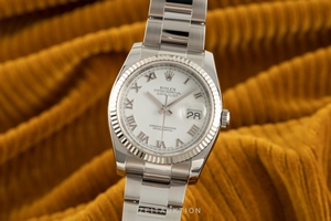 Rolex Datejust steel / white gold automatic Kal. 3135 Ref. 116234