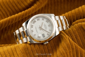 Rolex Datejust steel / white gold automatic Kal. 3135 Ref. 116234