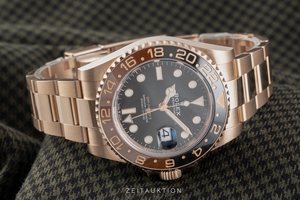 Rolex GMT Master II 18 ct red gold automatic Kal. 3285 Ref. 126715CHNR