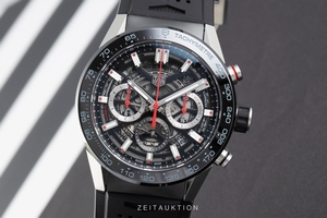 Tag Heuer Carrera chronograph steel / titanium automatic Kal. Heuer 02 Ref. CBG2A10
