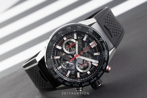 Tag Heuer Carrera chronograph steel / titanium automatic Kal. Heuer 02 Ref. CBG2A10