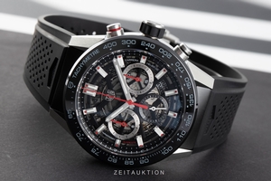 Tag Heuer Carrera chronograph steel / titanium automatic Kal. Heuer 02 Ref. CBG2A10
